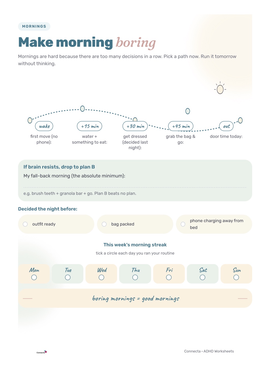 Morning Reboot worksheet preview